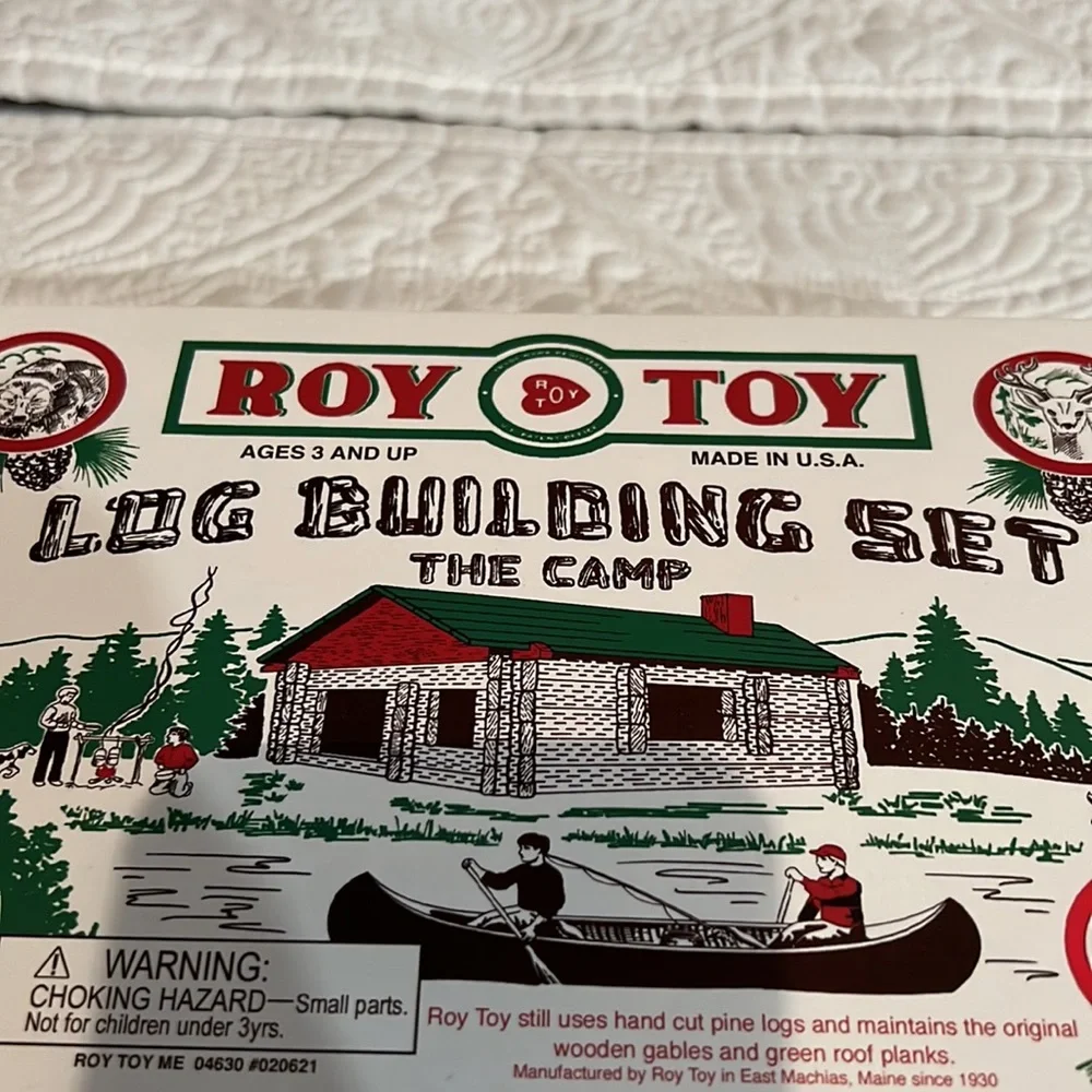 Roy Toy Log Building Set,‎ The Camp, Set No. 9